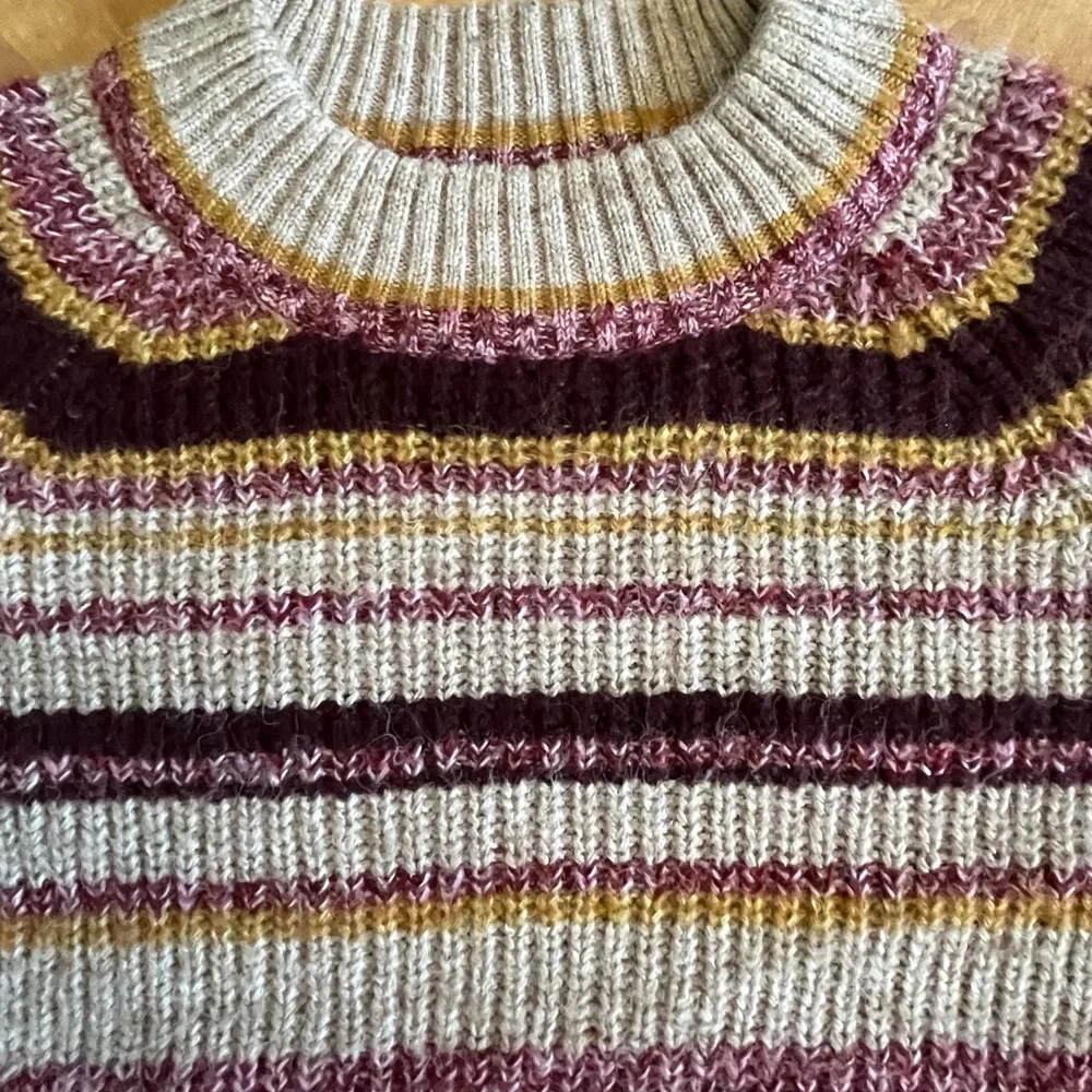 Old Navy Striped Chunky Knit Sweater | Size L Tall